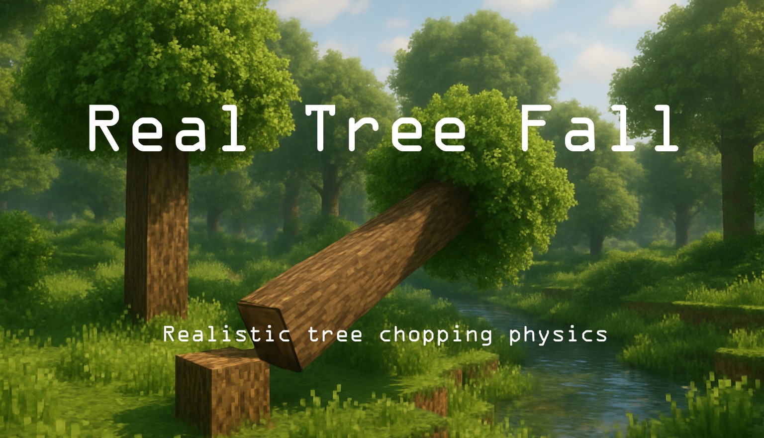 ⛺️ Real Tree Fall ⛏️ [1.19.2 - 26.2] ☘️ cover