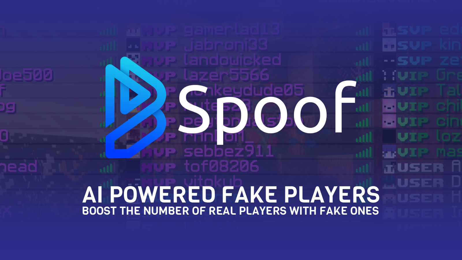 Blue Spoof | AI-powered fake players cover